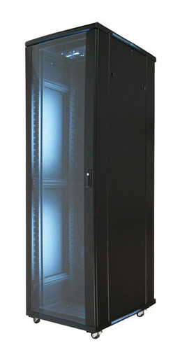 42U Floor Cabinet - Includes 4 Fan Kit Pre-installed & 33in Depth