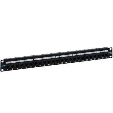 CAT6A, Patch Panel in 110 type w/ 24-P, 1 RMS | Cables Plus USA