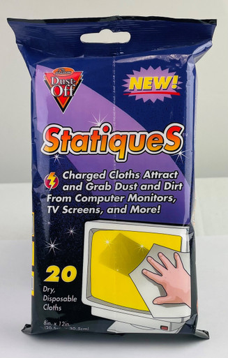 Dust-Off Statiques Dust Attracting Cloths | Cable Plus USA
