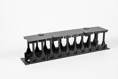 Horizontal Finger Duct Cable Manager - 2 RMS, 19 Inch