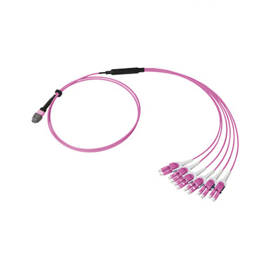 Breakout Cable, MTP® Elite/UPC to LC Ezconn Uniboot, OM4