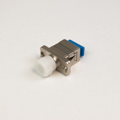 SC/APC-FC/APC Hybrid Simplex FO Mech Adapter, Ceramic Sleeve