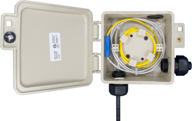 Fiber Optic Slack Storage Box - 4.8 x 4.8 inch- Exterior
