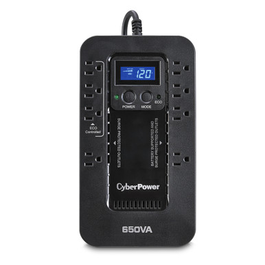 CyberPower EC650LCD Ecologic UPS Seriesies