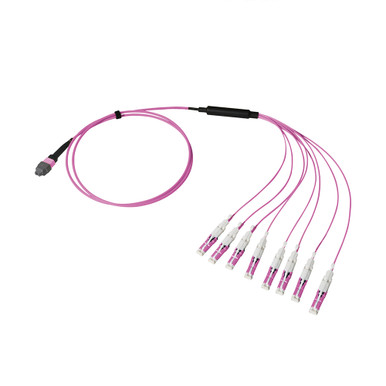 16 Fiber Breakout Cable, MTP® Elite/APC to Senko CS, OM4, MM | Shop