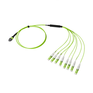 16 Fiber Breakout Cable, MTP® Elite/APC to Senko CS, OM5, MM | Shop