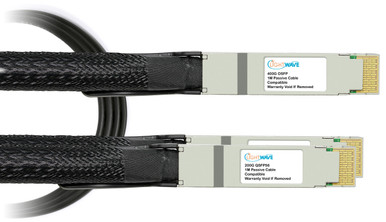 800GBASE OSFP to 2x 400G QSFP112 Passive DAC Breakout Cable