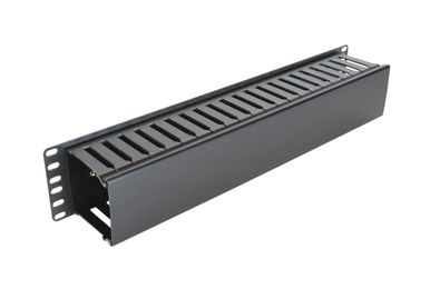 2RU SM Single Sided Horizontal Cable Manager | Cables Plus USA
