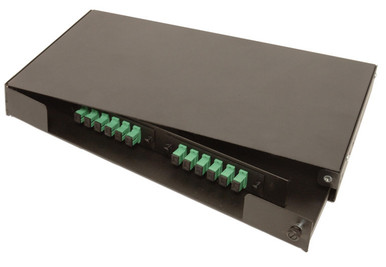 1RU, 2 Panel Fiber Distribution Unit | Shop | Cables Plus USA