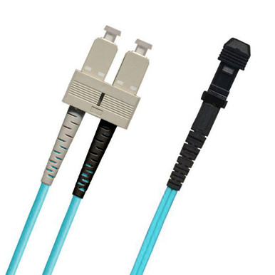 TAA Compliant Fiber Patch Cable, SC-MTRJ MM 50/125 OM3 | CablesPlusUSA