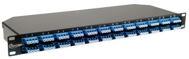 High Density FO Patch Panel, MTP/MPO-LC, OS2, Cables Plus USA