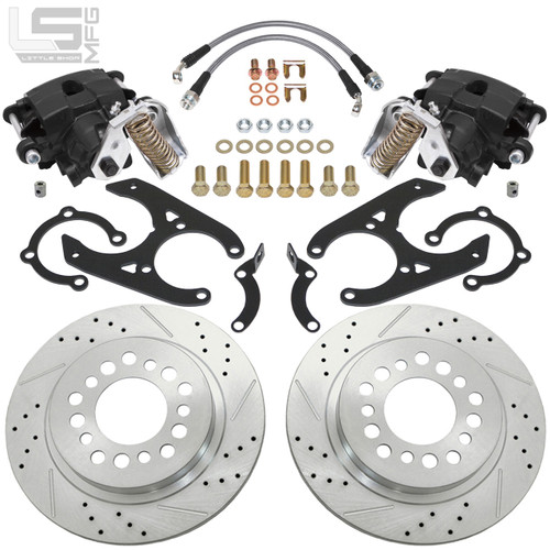 GM 88-00 C1500 Rear Disc Brakes (5-lug, for 11" Drum Axles)