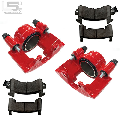 Front Caliper Upgrade with pads and pins for CK1500 Trucks