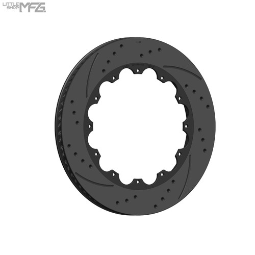 MFG Drilled/Slotted 14" Rotor (Single Rotor) 