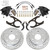 GM  88-00 K1500 Rear Disc Brakes (6-lug, for 10" Drum Axles)