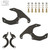 DBC Brackets/Hardware Only - Ford Ranger/Bronco II (For Drum Axles)