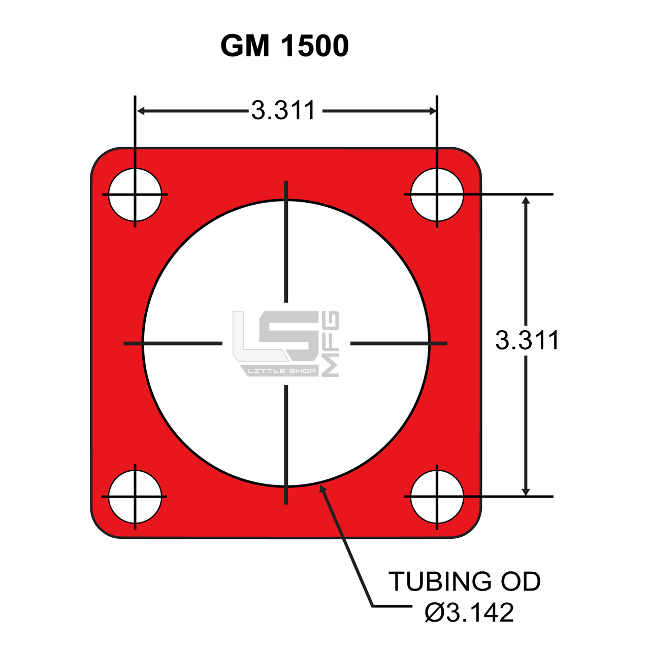 GM 02-18 Silverado/Sierra 1500 Rear Disc Brakes - Little Shop Mfg