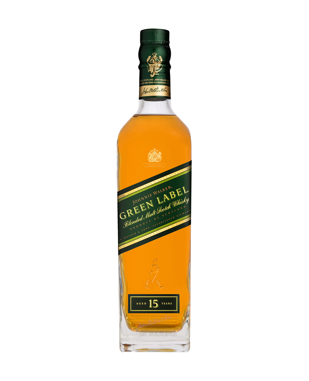Johnnie Walker Green Label Blended Malt Scotch Whisky - Spirits