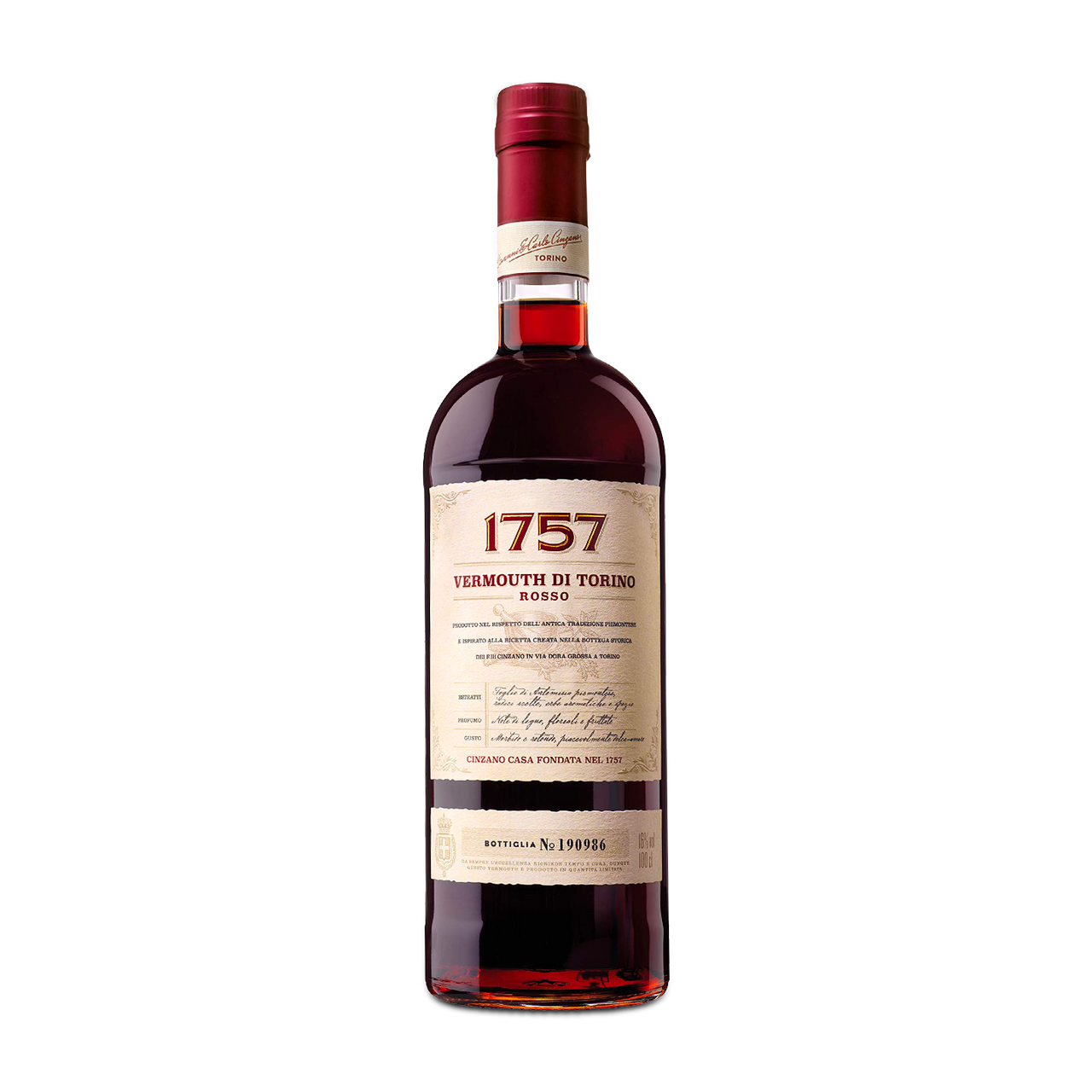 Cinzano 1757 Vermouth di Torino G.I. Rosso