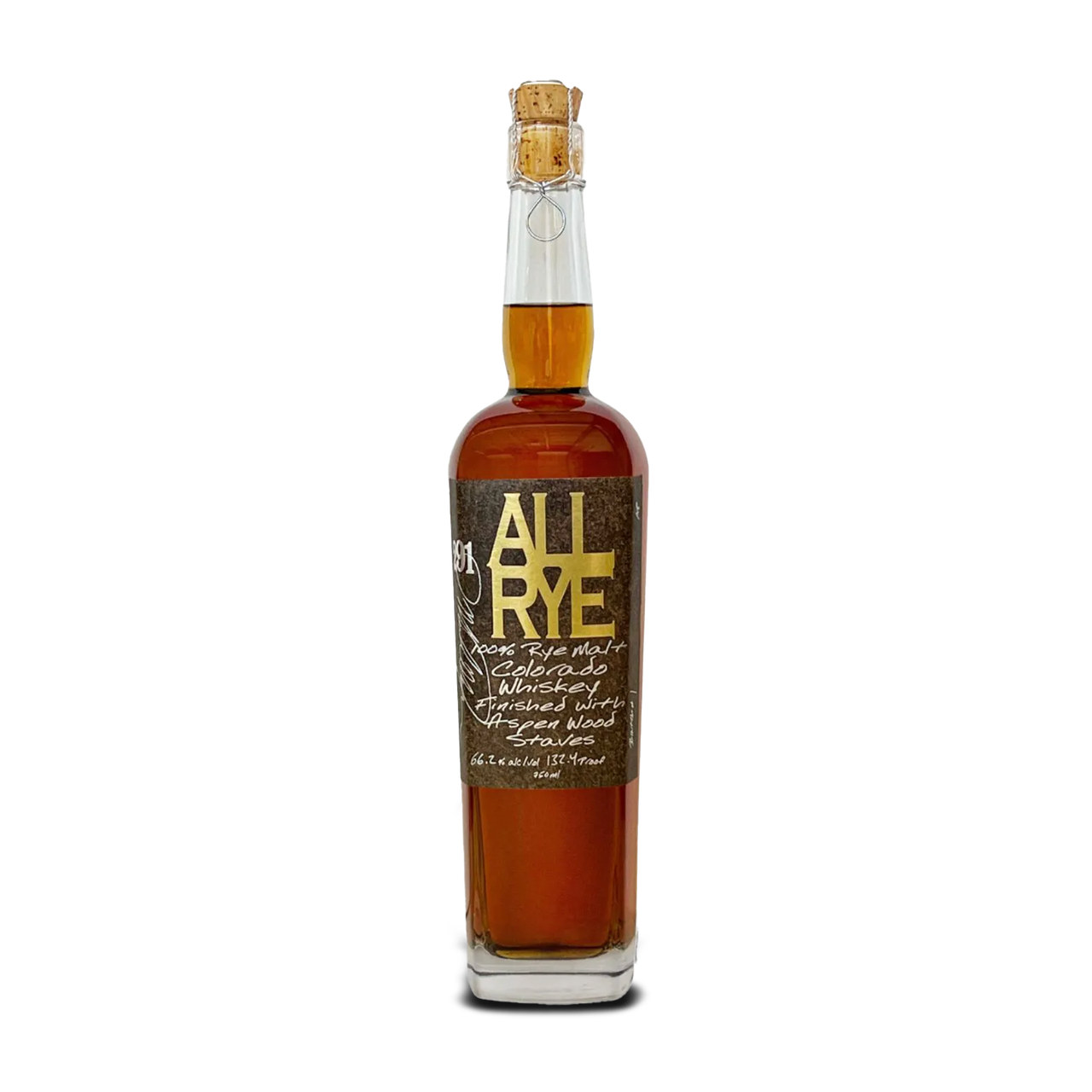 291 All Rye 100% Rye Malt Colorado Whiskey