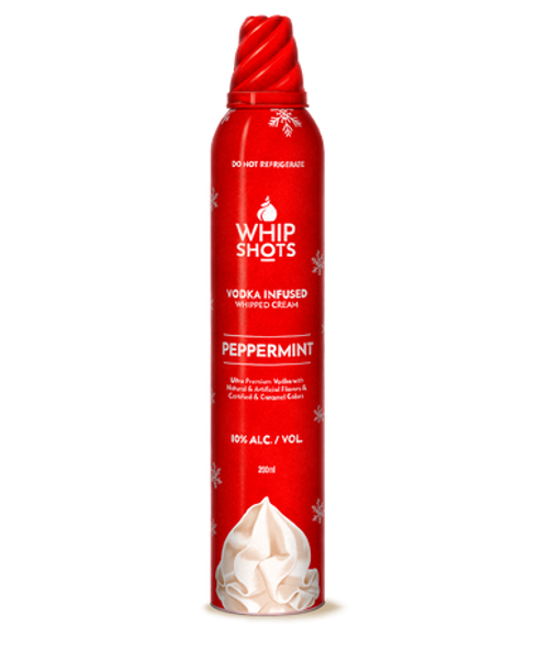 Whipshots Vodka Infused Whipped Cream-Peppermint