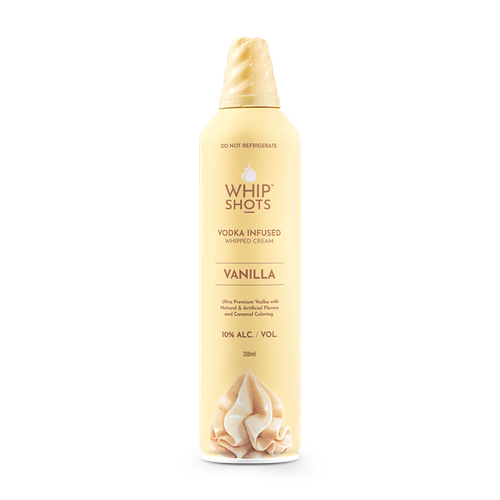 Whipshots Vodka Infused Whipped Cream Vanilla