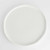 Korin Durable White Textured Flat Round Plate