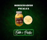 Eddie's Pickles-Horseradish Pickles 32oz