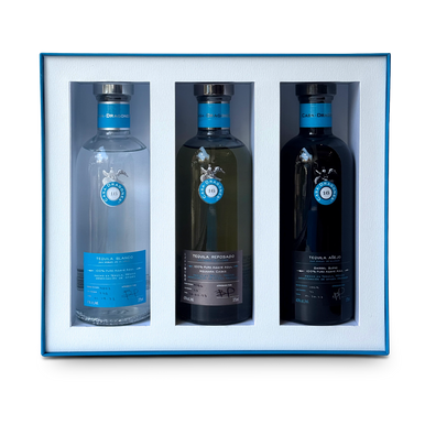 Casa Dragones Sipping Tequila Gift Set 3 pack Blanco Repo and