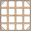 92x92 3D Pro Raw No 12 Canvas 2-1/2" #DR-9292