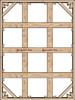 64x96 3D Pro Mandalay Canvas 2-1/2" #DMA-6496