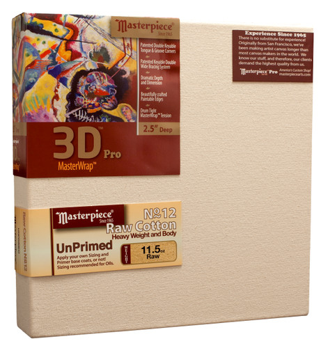 7x7 3D Pro 2.5 Raw No. 12 Cotton Canvas