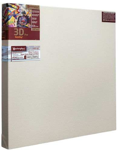 24x24 3D Pro 2.5 Raw No. 8 Cotton Canvas
