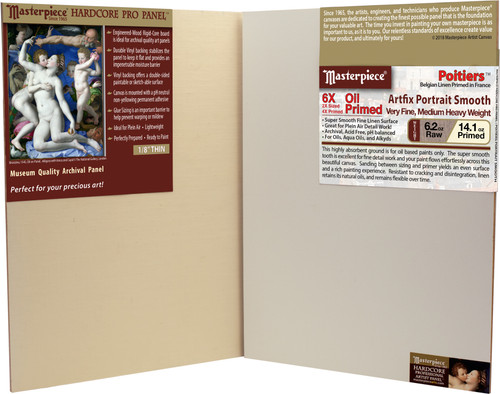 14x18 Hardcore Pro Malibu Plein Air Canvas Panel #HY-1418