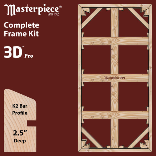46x105 3D PRO 2.5 K2 Frame Kit [K31DK]