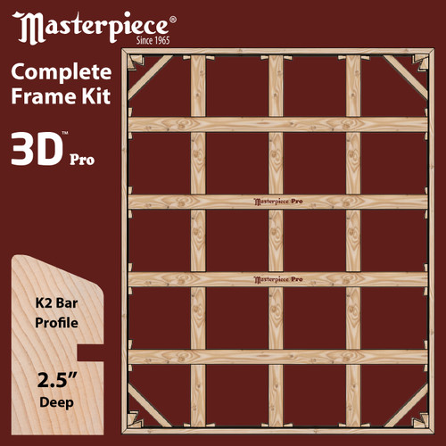 86x120 3D PRO 2.5 K2 Frame Kit [K43SDK]
