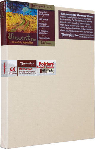 6x8 Vincent Pro Poitiers OP Portrait Linen Canvas