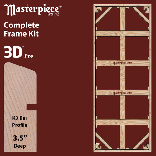 33x119 3D 3.5" K3 Frame Kit