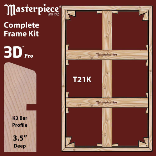 52x66 3D 3.5" K3 Frame Kit