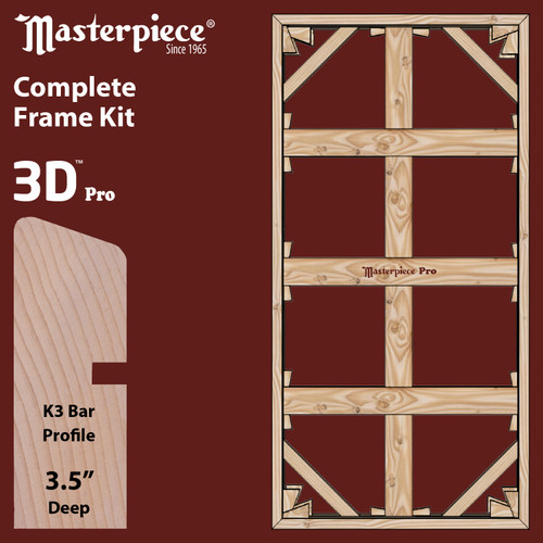 52x88 3D 3.5" K3 Frame Kit