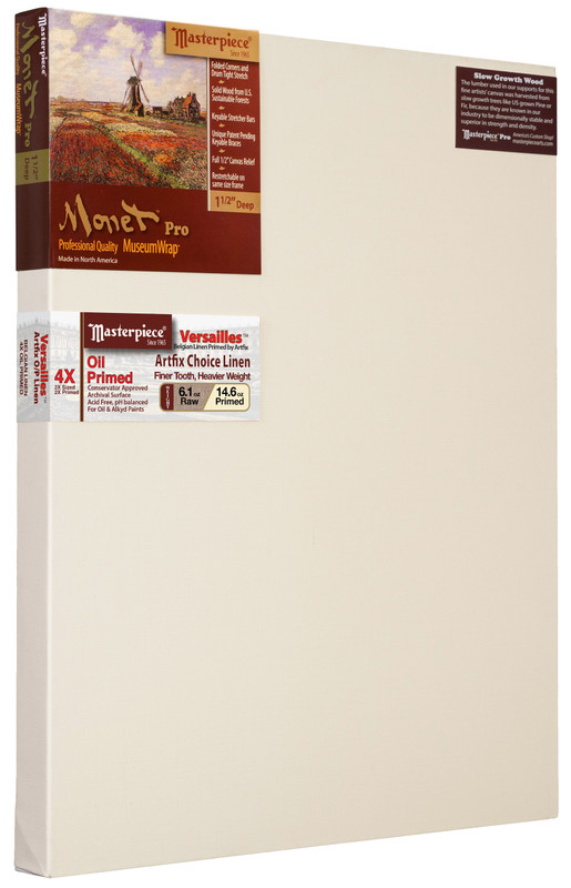 20x60 Monet Pro Versailles OP Linen Canvas