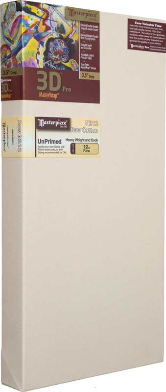 12x24 3D Pro 3.5 Raw No. 12 Cotton Canvas