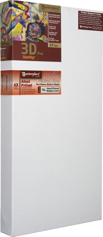12x36 3D Pro 3.5 Malibu Alkyd OP Linen Canvas