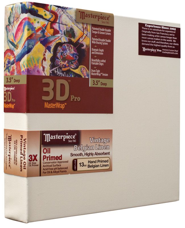 12x16 3D Pro 3.5 Vintage L21C OP Linen Canvas