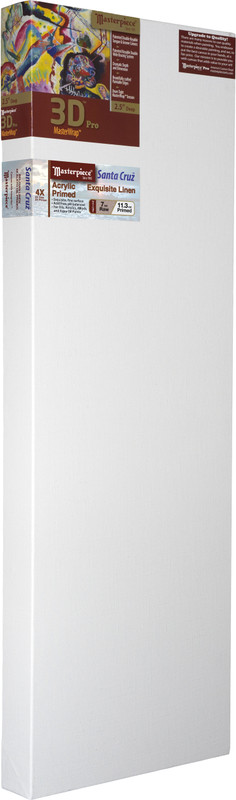18x60 3D Pro 2.5 Santa Cruz Acrylic Primed Linen