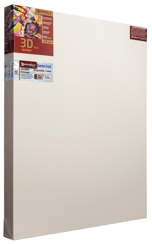 24x60 3D Pro 2.5 Santa Cruz Acrylic Primed Linen