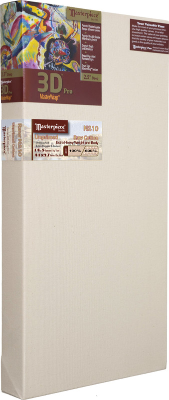 15x48 3D Pro 2.5 Raw No. 10 Cotton Canvas