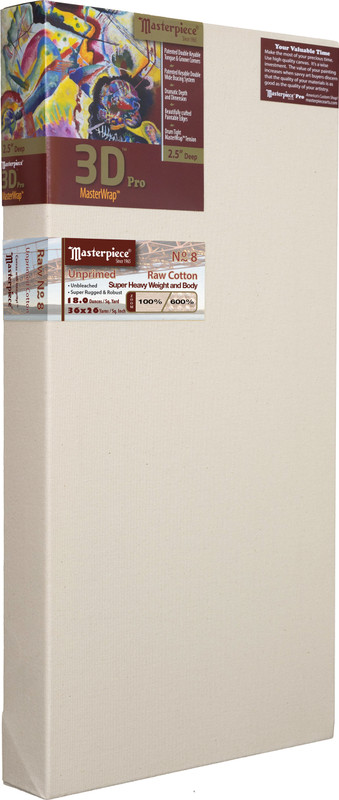 19x33 3D Pro 2.5 Raw No. 8 Cotton Canvas