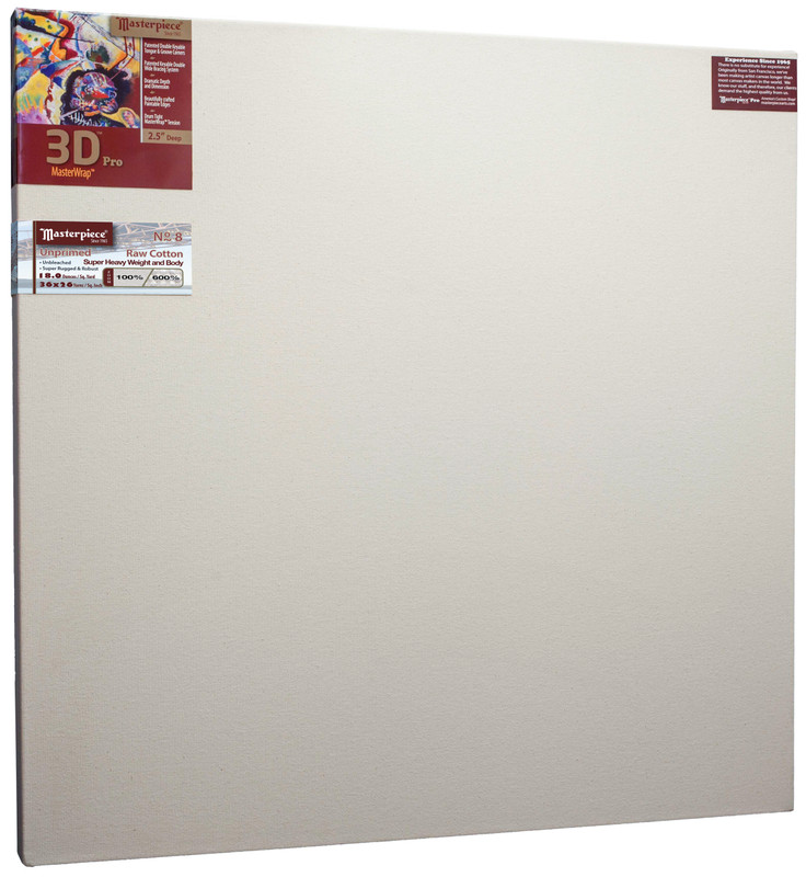 60x75 3D Pro 2.5 Raw No. 8 Cotton Canvas