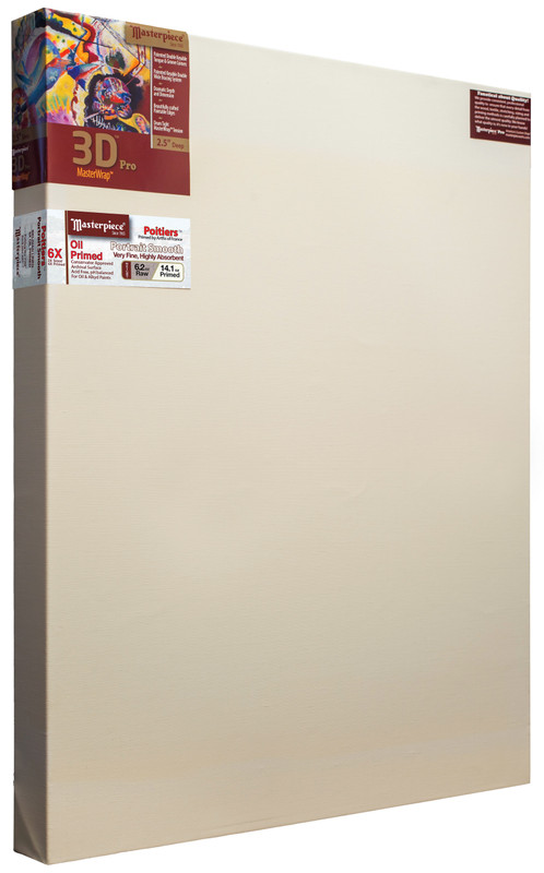 53x75 3D Pro 2.5 Poitiers OP Portrait Linen Canvas